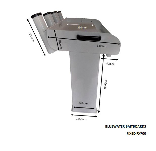 BLUEWATER FIXED MOUNT WHITE (FX700W) Free Delivery