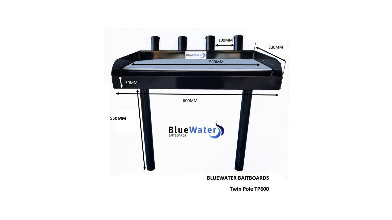 BLUEWATER TWIN POLE WHITE (TP600/600W) Free Delivery